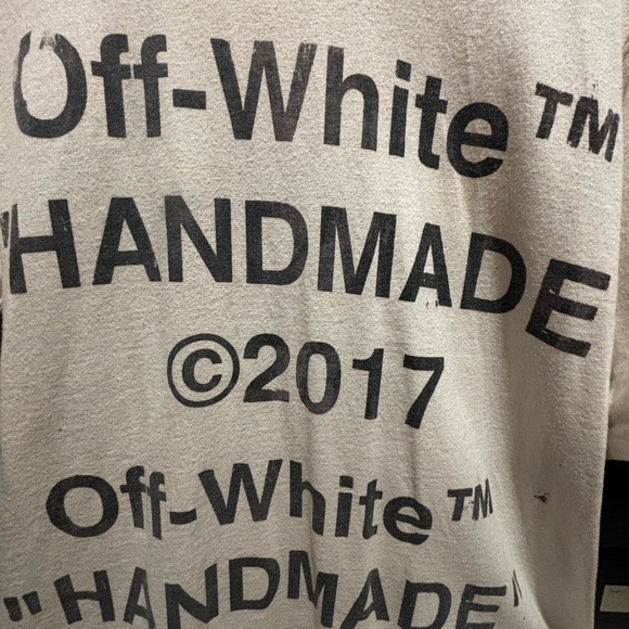 Offwhite x Complexcon Tee 2017. Handprinted by Virgil himself. - Picture 2 of 8
